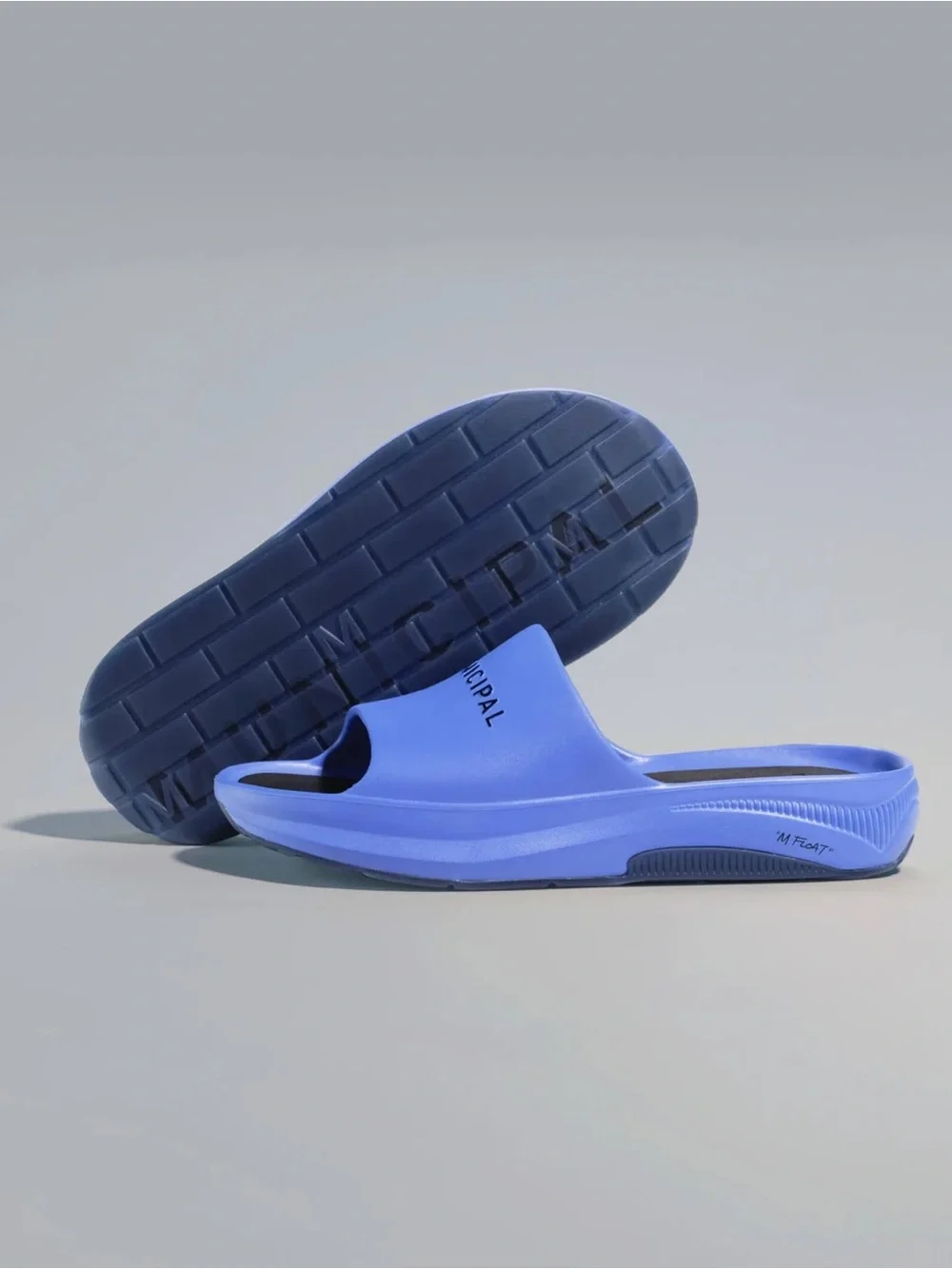 Municipal Sport Utility Gear - Podium Slides, Blue/Black, Size 8, Brand New!